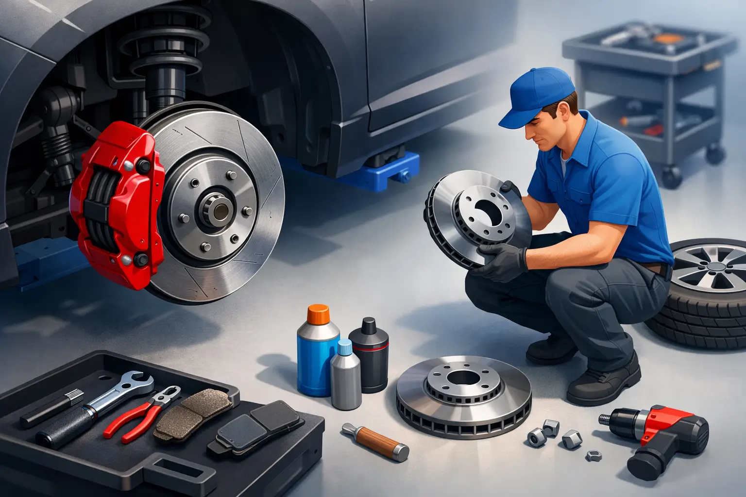 Brake Repair After Squealing Example Guide