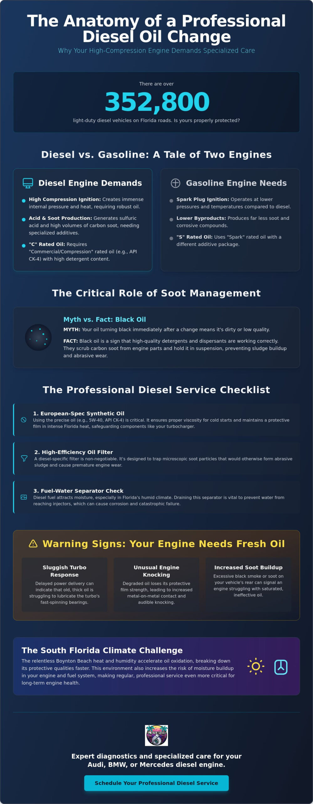 Expert Diesel Engine Oil Change Service in Boynton Beach: The 2026 Guide