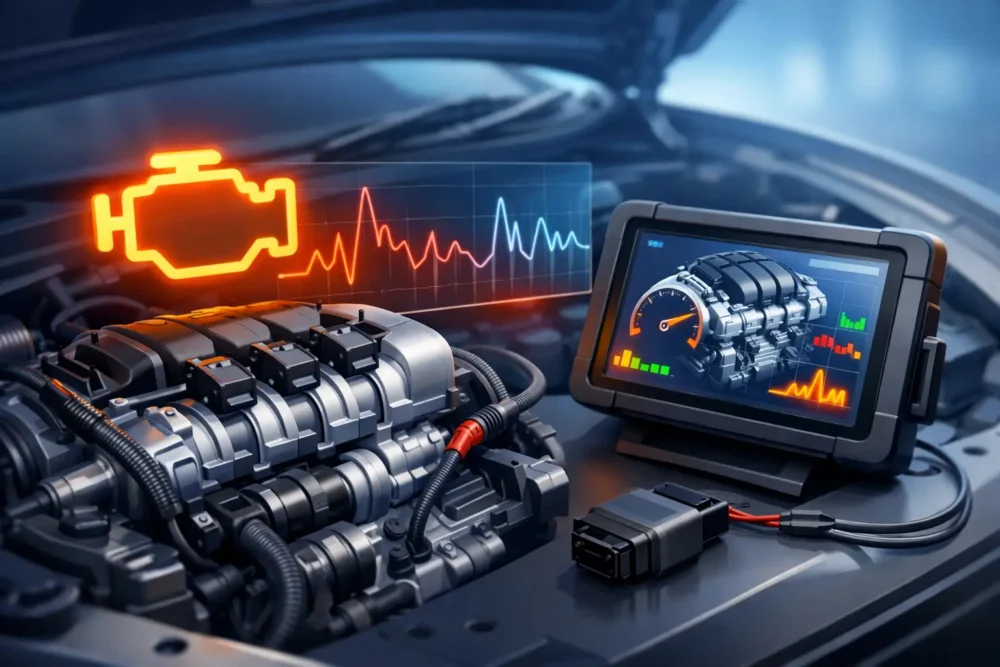 Engine Diagnostic Example for Rough Idle