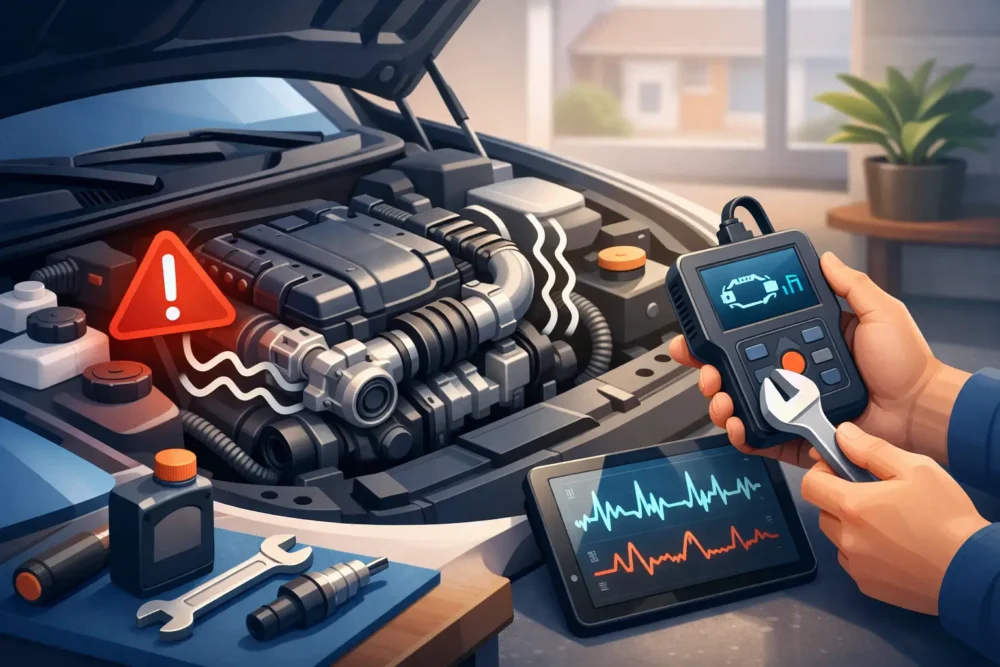 How to Diagnose Rough Engine Idle at Home