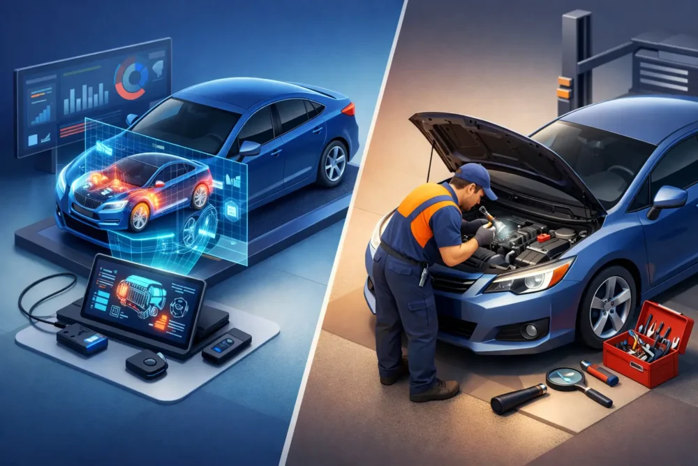 Diagnostic Scan vs Manual Inspection Explained